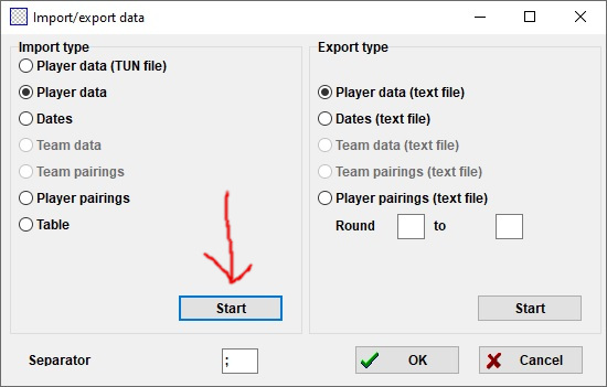 Screen From Swiss Manager